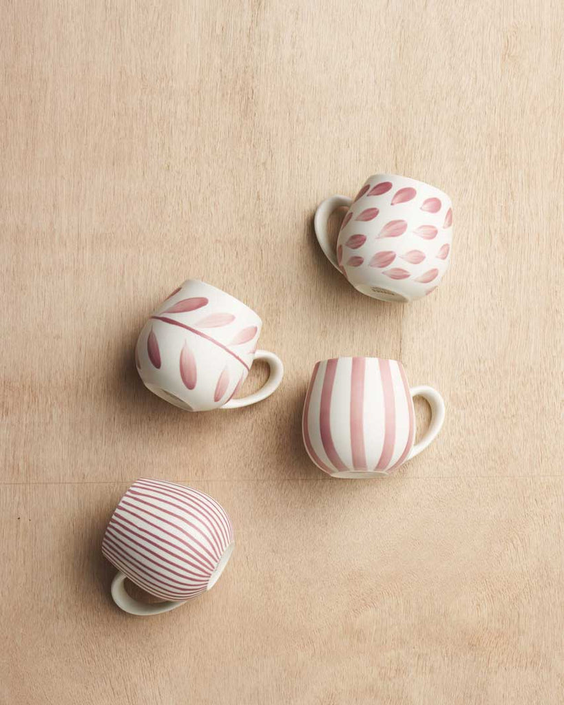 Hug Me Mug Set of 4 - Rose Brush - Product Image