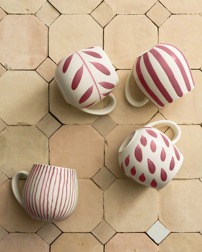 Hug Me Mug Set of 4 - Rose Brush - Product Image