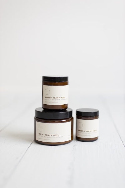 Zenj Candle - Amber, Teak & Moss 175ml - Product Image
