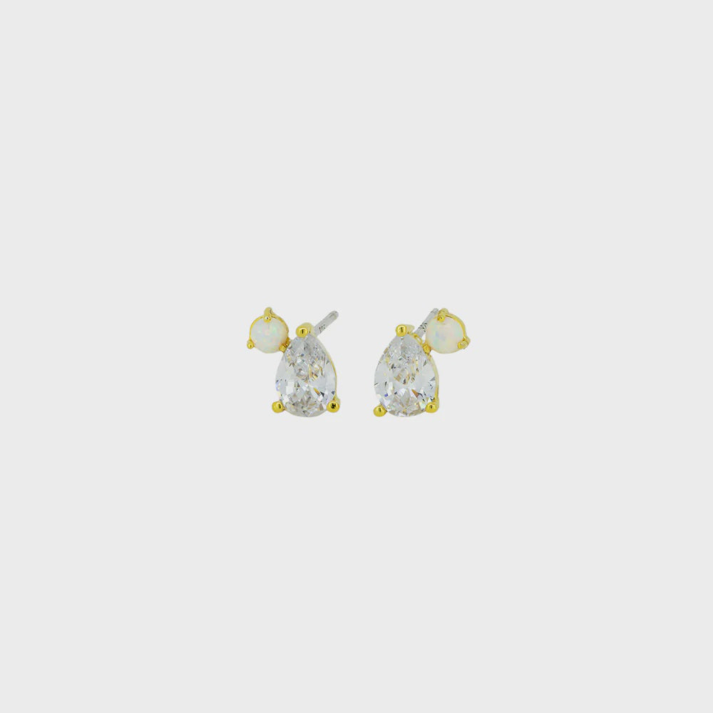 Pip Studs Gold - Product Image