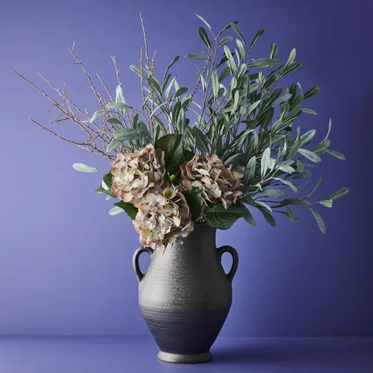 Olive Leaf Spray - Grey Green 92cm - Product Image