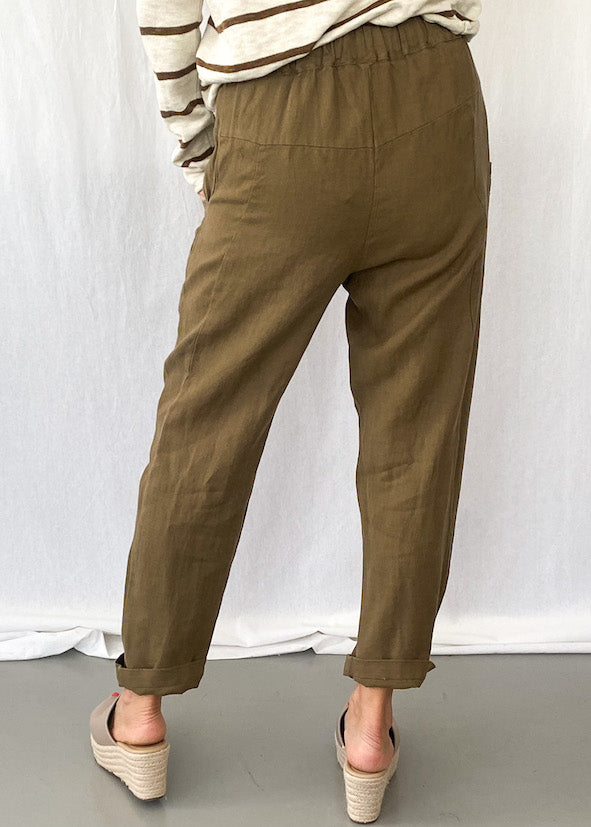 Luxe Pants in Camel - Product Image