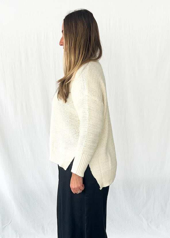 Emma Knit - Ivory - Product Image