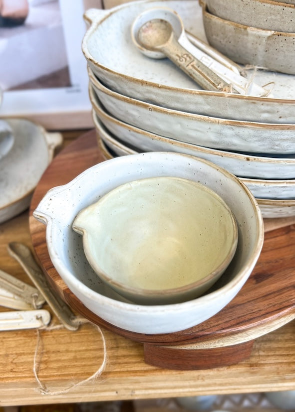 Henri Ceramic Nested Bowls - Set of 2 - Product Image