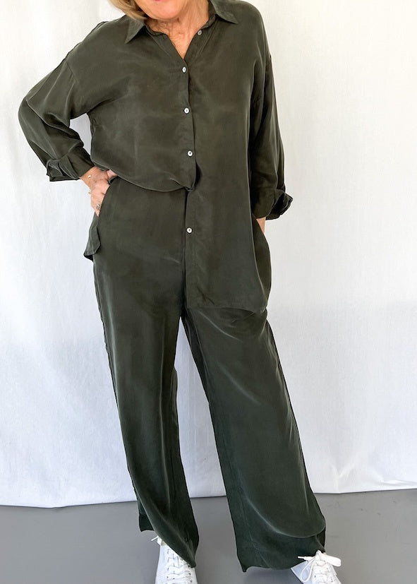 Astrid Pants - Green - Product Image