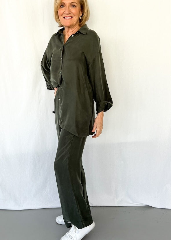 Astrid Pants - Green - Product Image