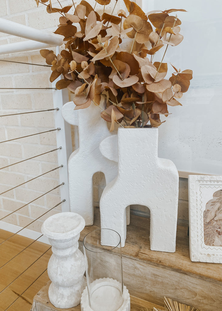 Antony Composite Vase - White - Product Image