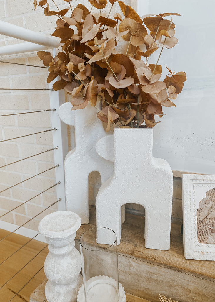 Antony Composite Vase - White - Product Image