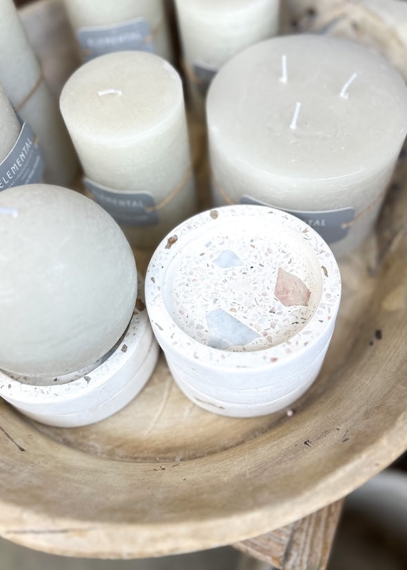 Terrazzo Candle Plate - Product Image