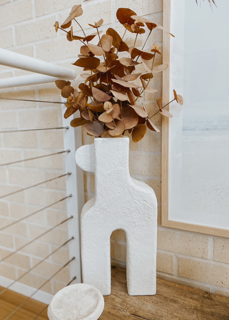 Gus Composite Vase - White - Product Image