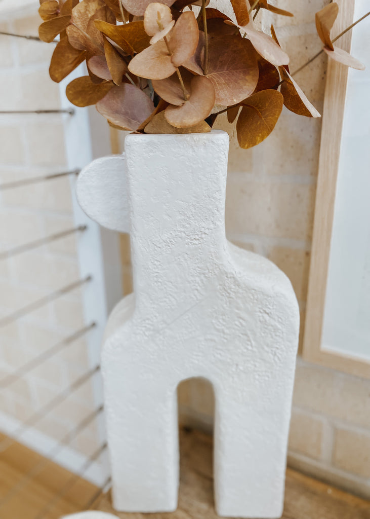 Gus Composite Vase - White - Product Image