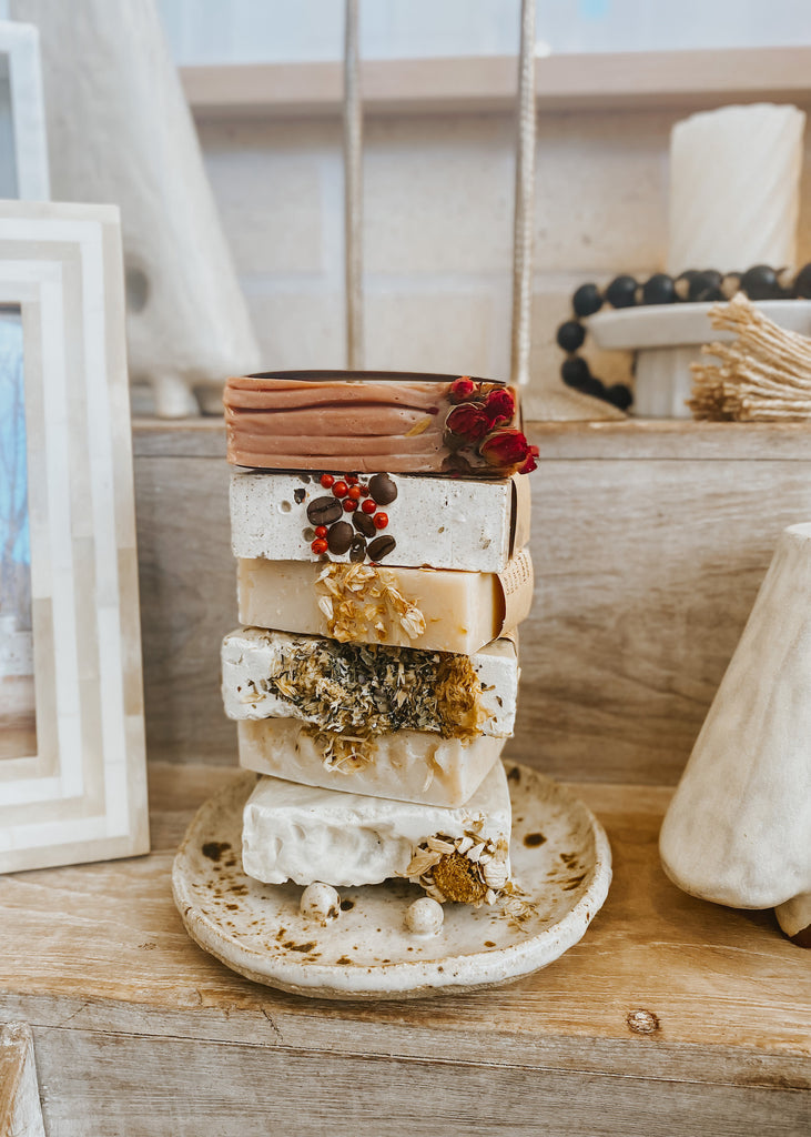 Handmade Soap Bar - Lemon Patchouli & Green Clay - Product Image