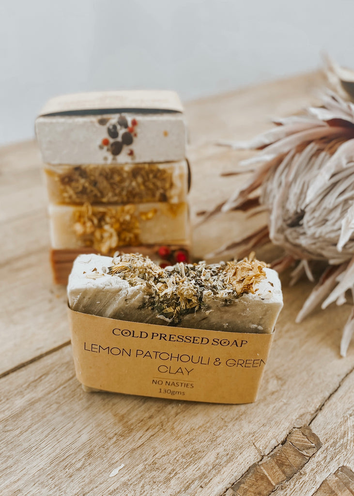 Handmade Soap Bar - Peppermint and Coffee - Product Image
