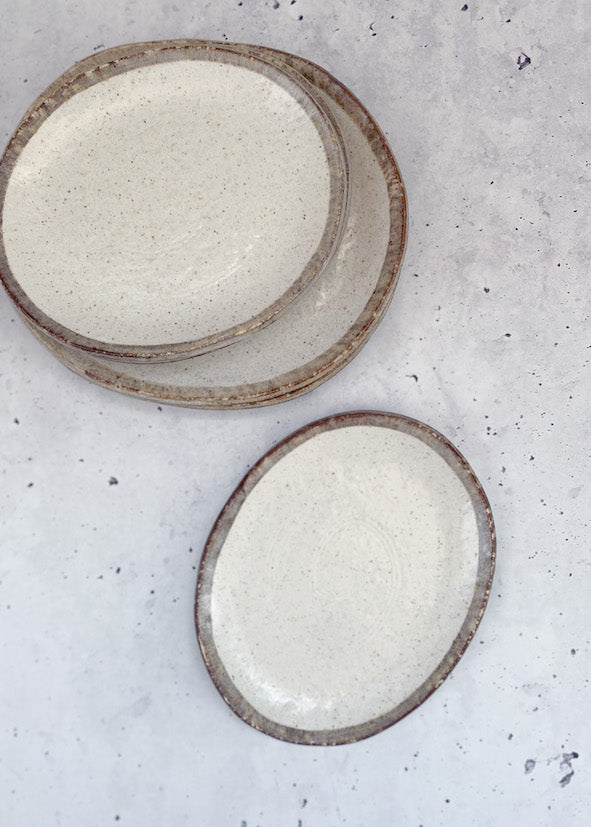 Shirokaratsu Small Oval Plate - Product Image