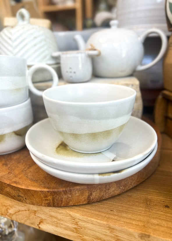 Vedia Ceramic Plate - Olive - Product Image