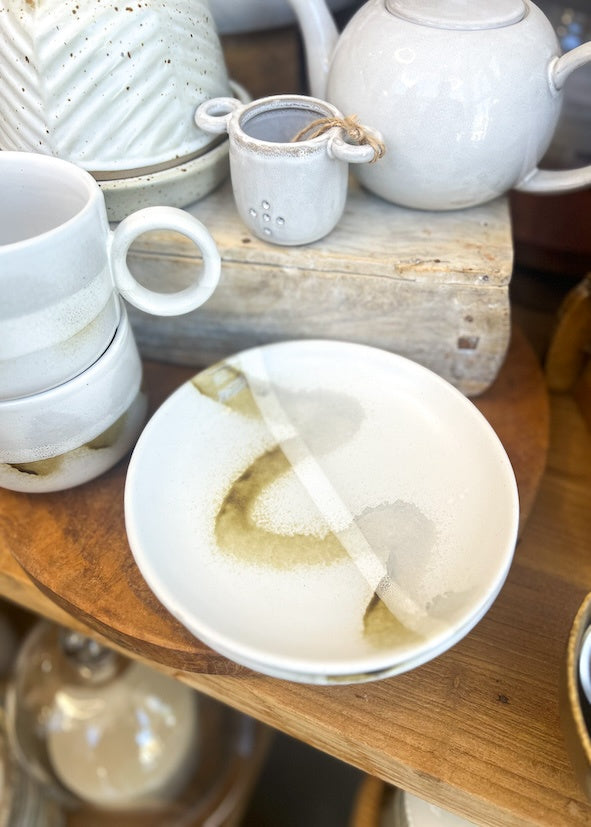 Vedia Ceramic Plate - Olive - Product Image