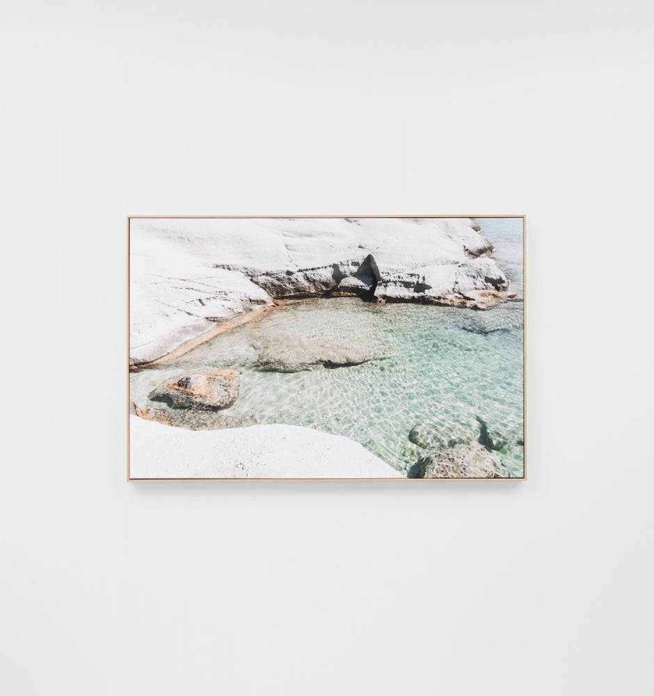 Calm Shallows Framed Canvas - Product Image