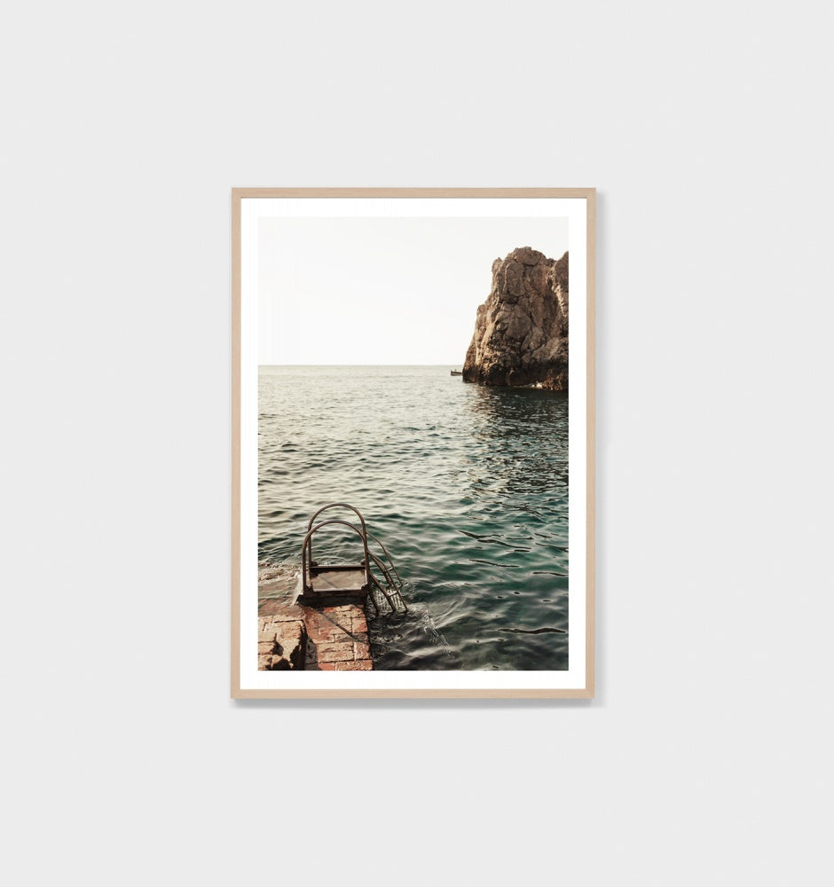 Capri Swim Framed Print - Product Image