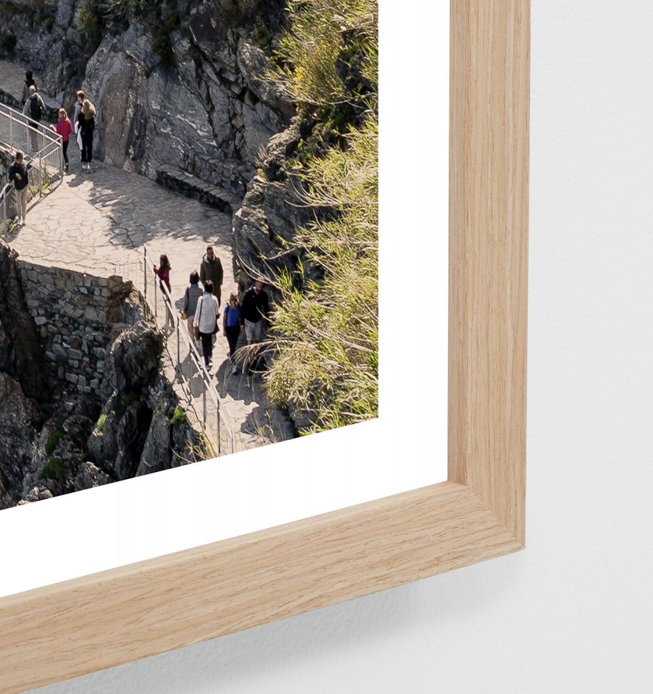 Cinque Terre Landscape Framed Print - Product Image