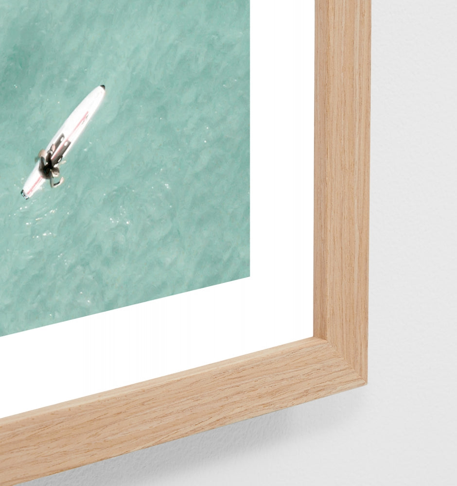 Coogee Paddle Framed Print - Product Image