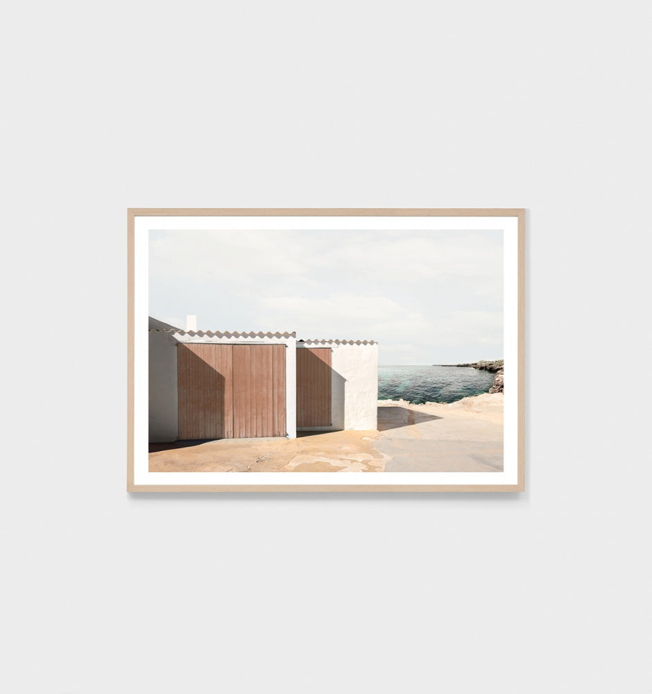 Island Houses Framed Print - Product Image