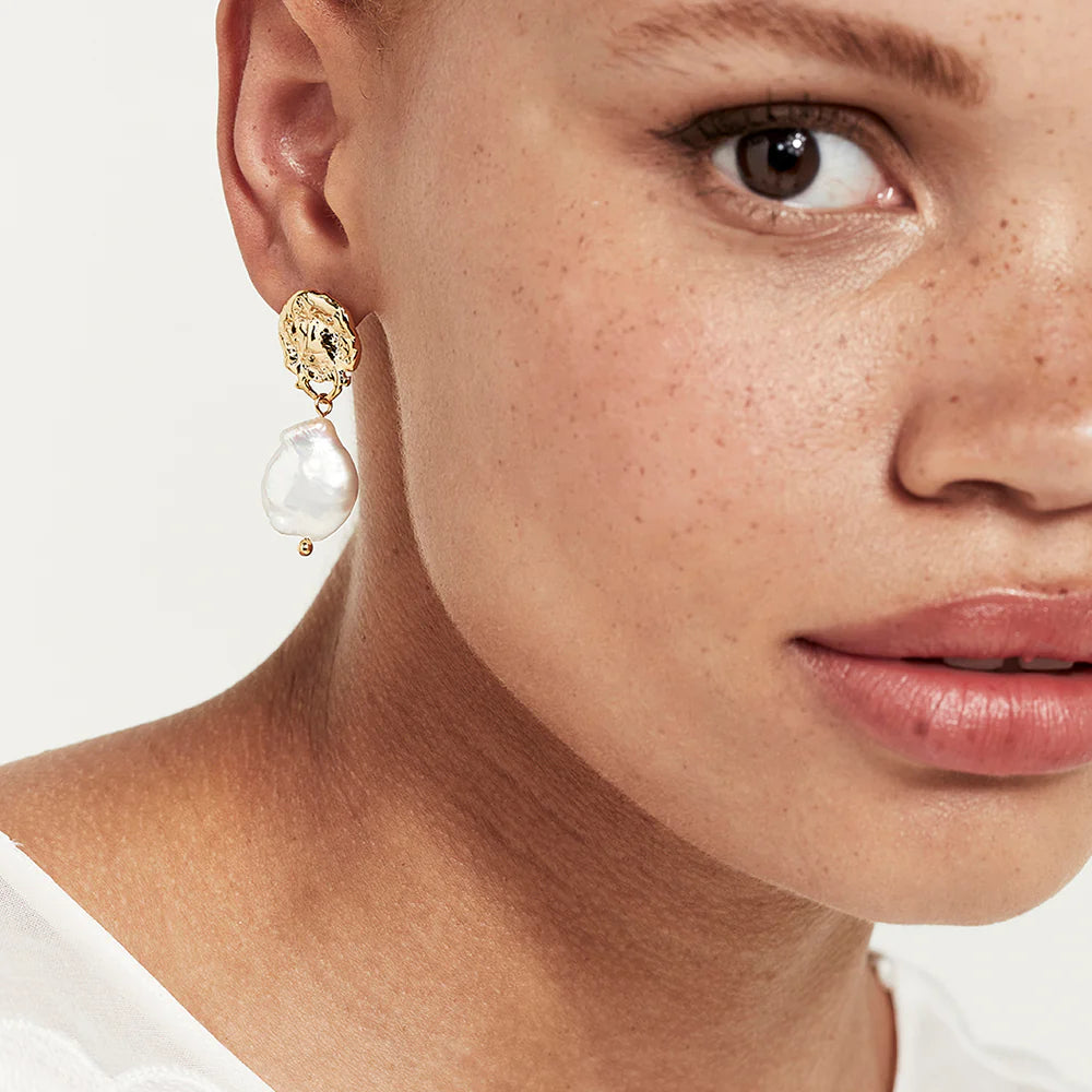 Lucille Earrings - Gold - Product Image