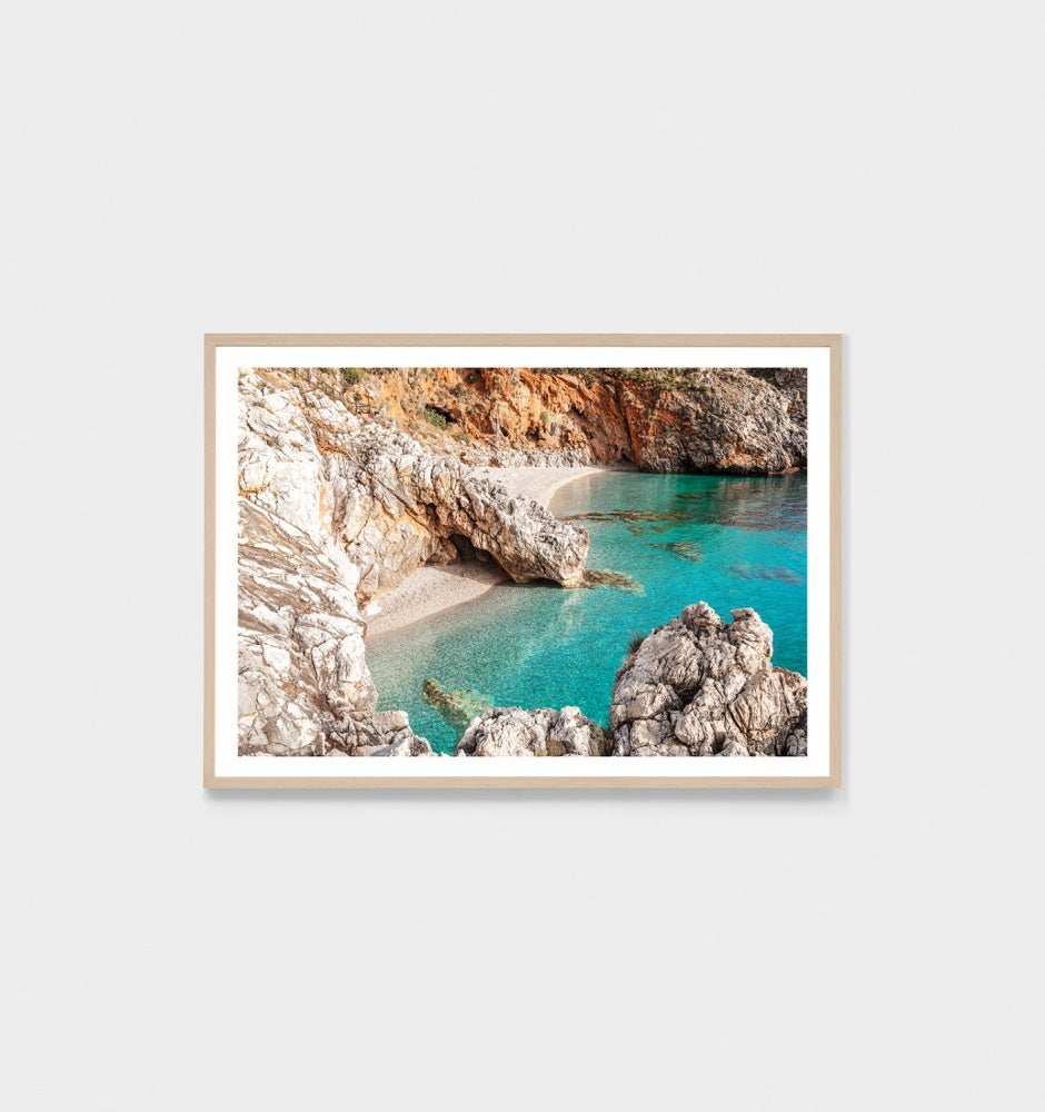 Mediterranean Waters Framed Print - Product Image