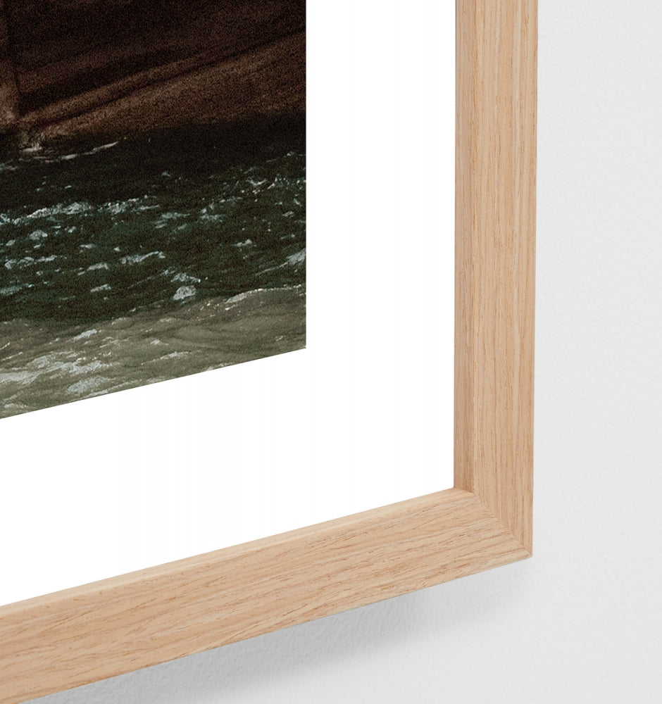 Ocean Pillars Framed Print - Product Image