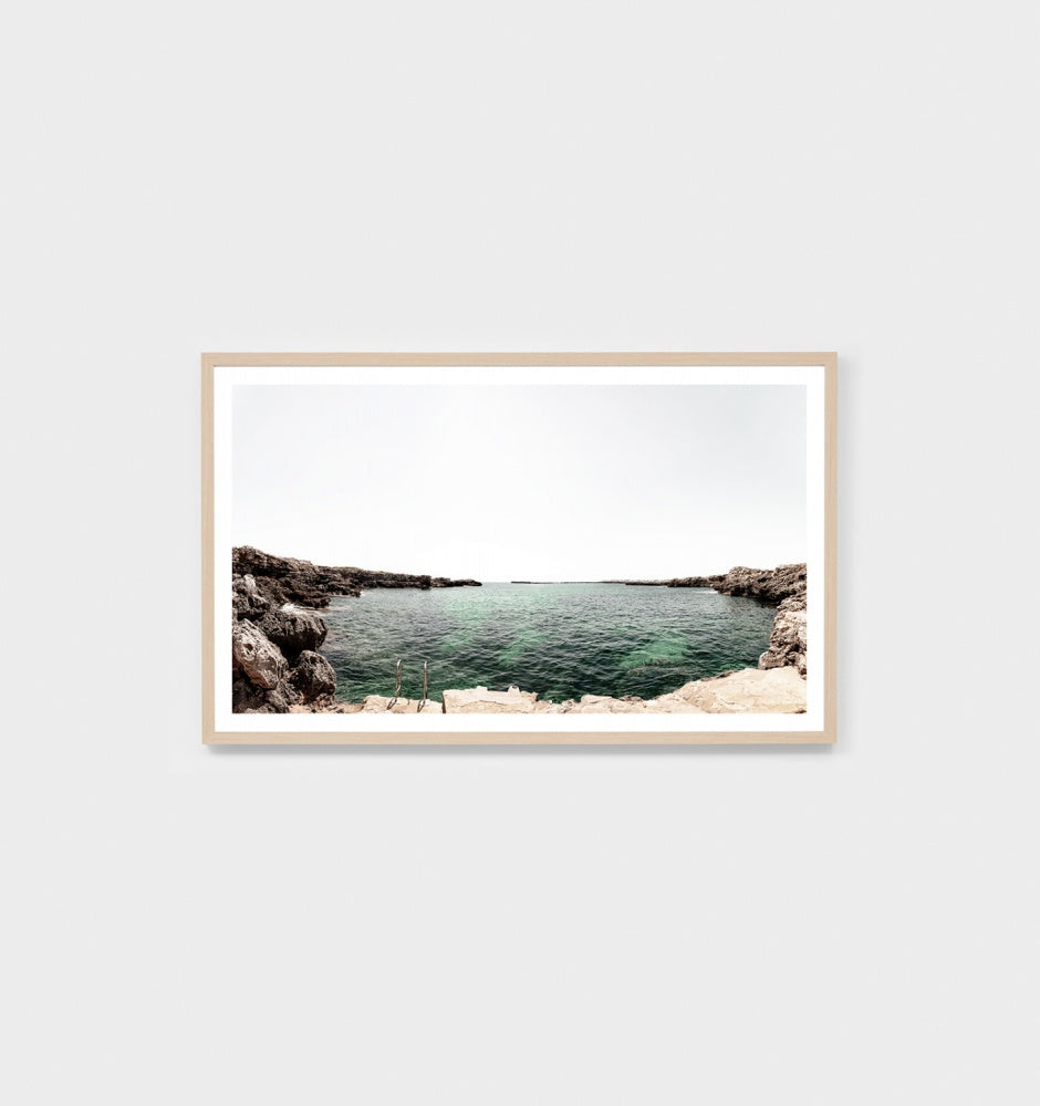 Ocean Pool Framed Print - Product Image