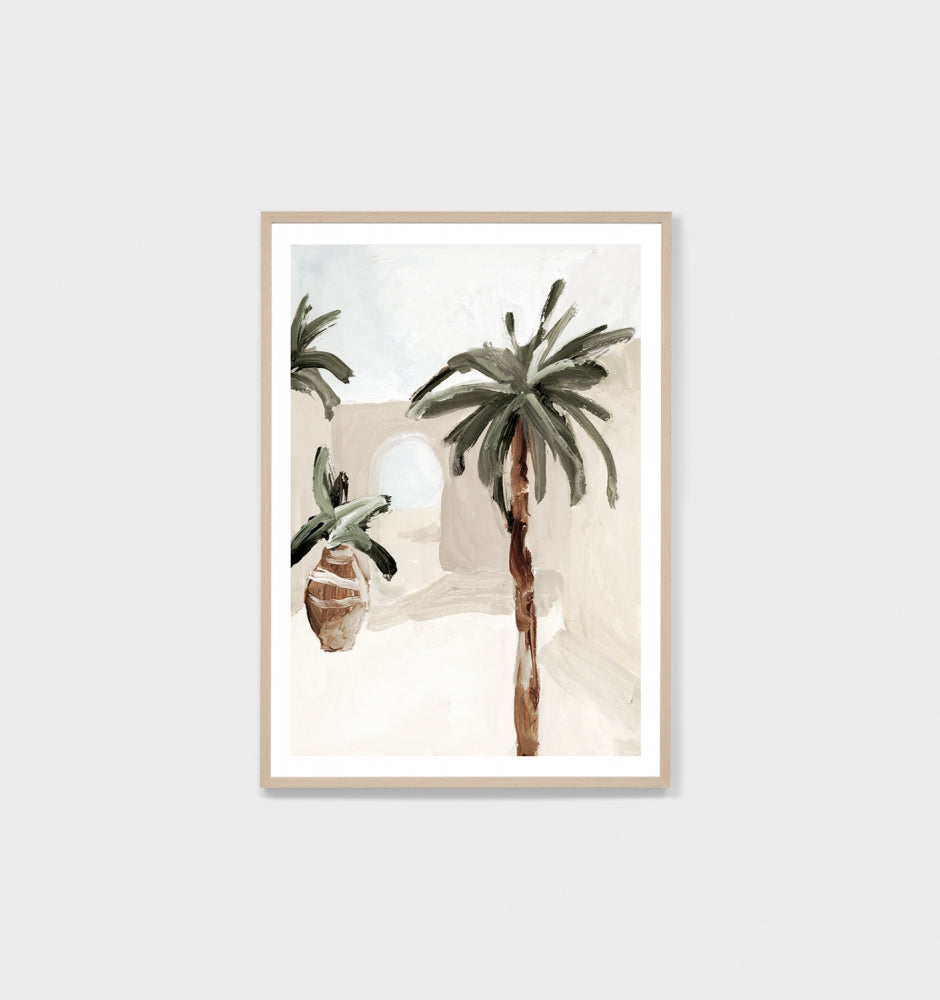 Villa Study Natural 1 Framed Print - Product Image