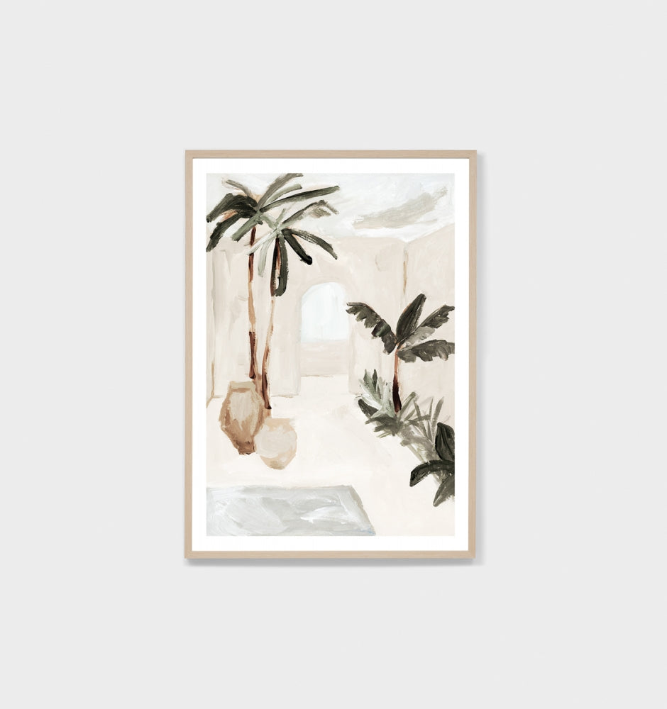 Villa Study Natural 2 Framed Print - Product Image
