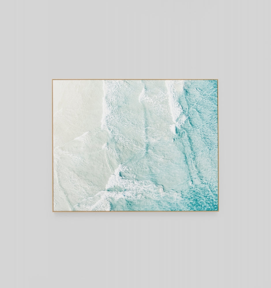 Windswept Waves Framed Canvas - Product Image