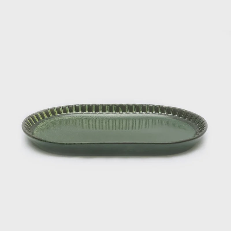 Oblong Platter Small - Adelaide Green - Product Image