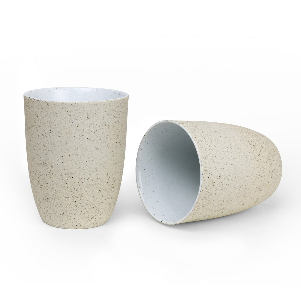 Latte Pack of 2 - White Granite - Product Image
