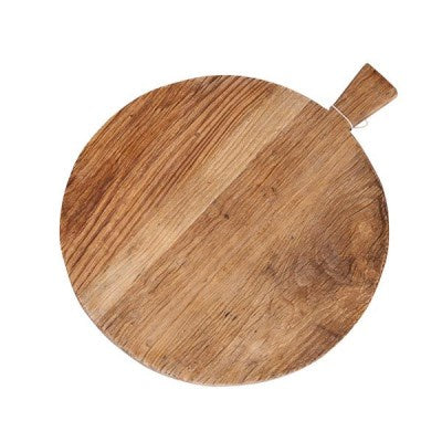 Round Elm Board with Handle XL - Product Image