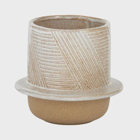 Marsh Ceramic Pot Natural - Product Image