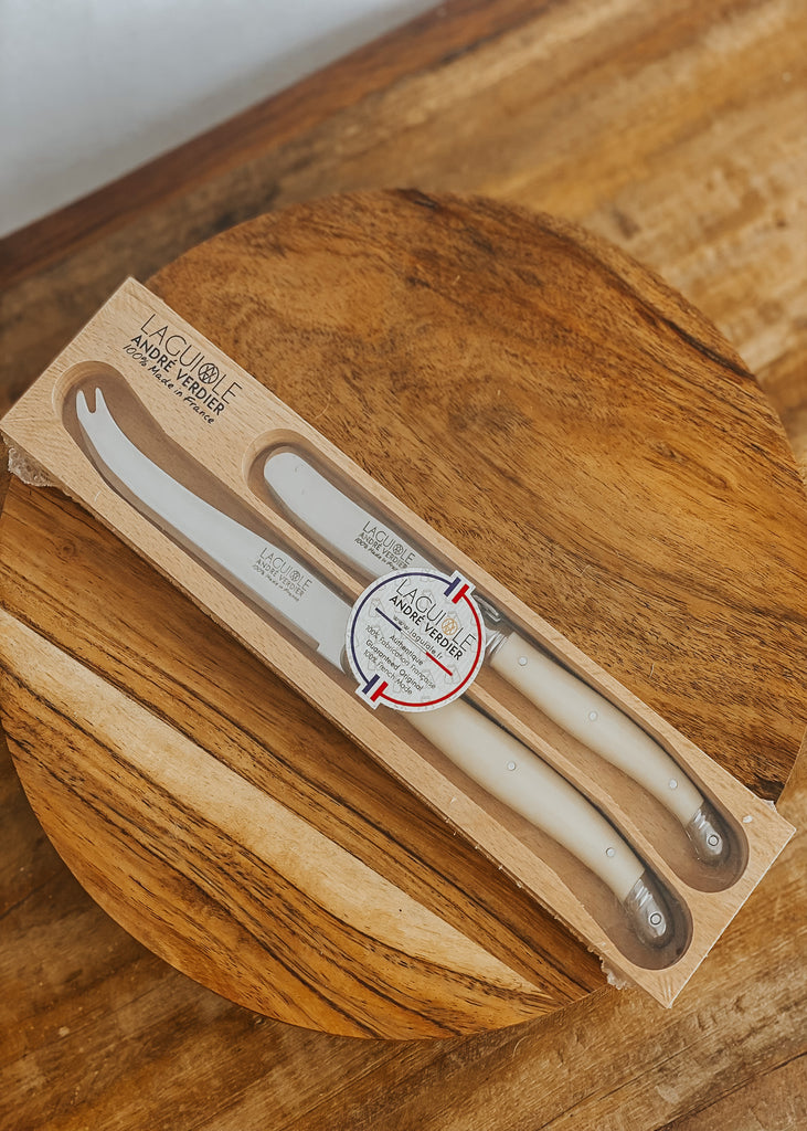 Debutant 2 Piece Cheese Set - Ivory - Product Image