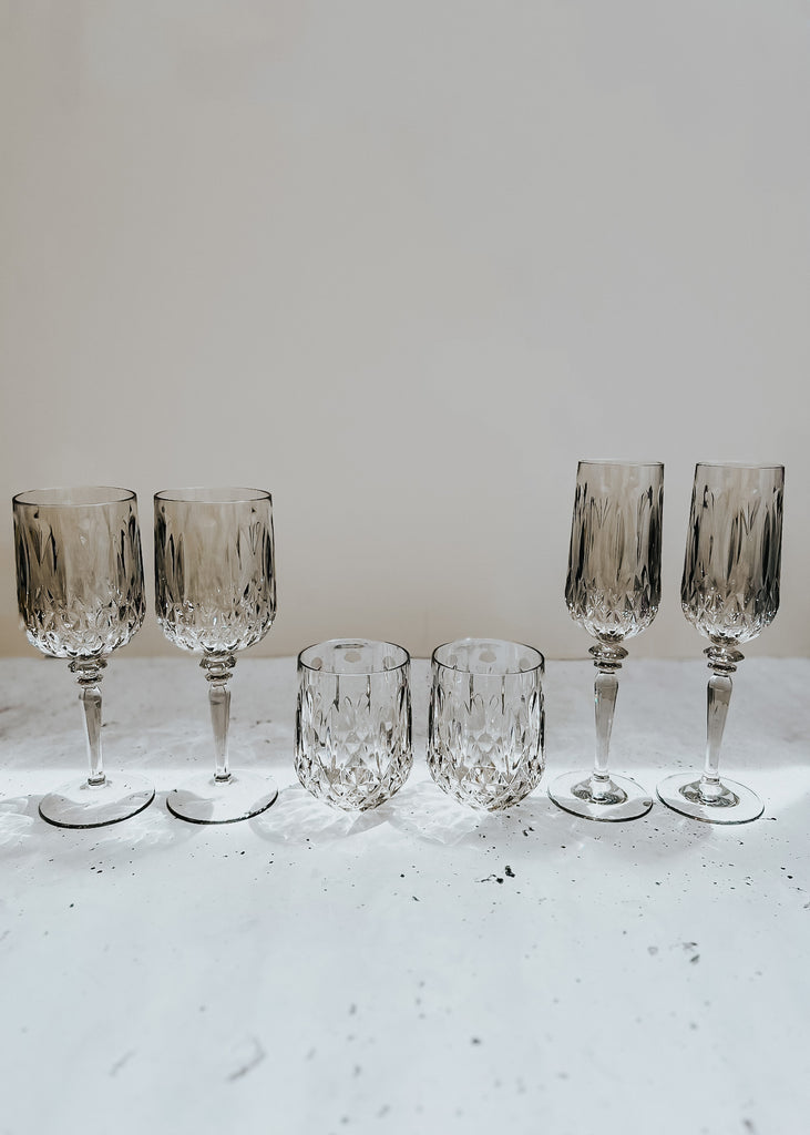 Acrylic Wine Glass Cloud - Set of 6 - Product Image