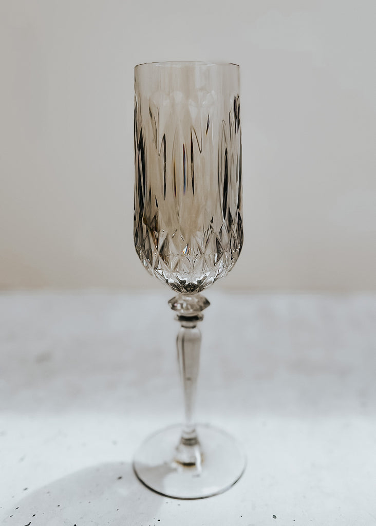 Acrylic Champagne Flute Cloud - Set of 6 - Product Image