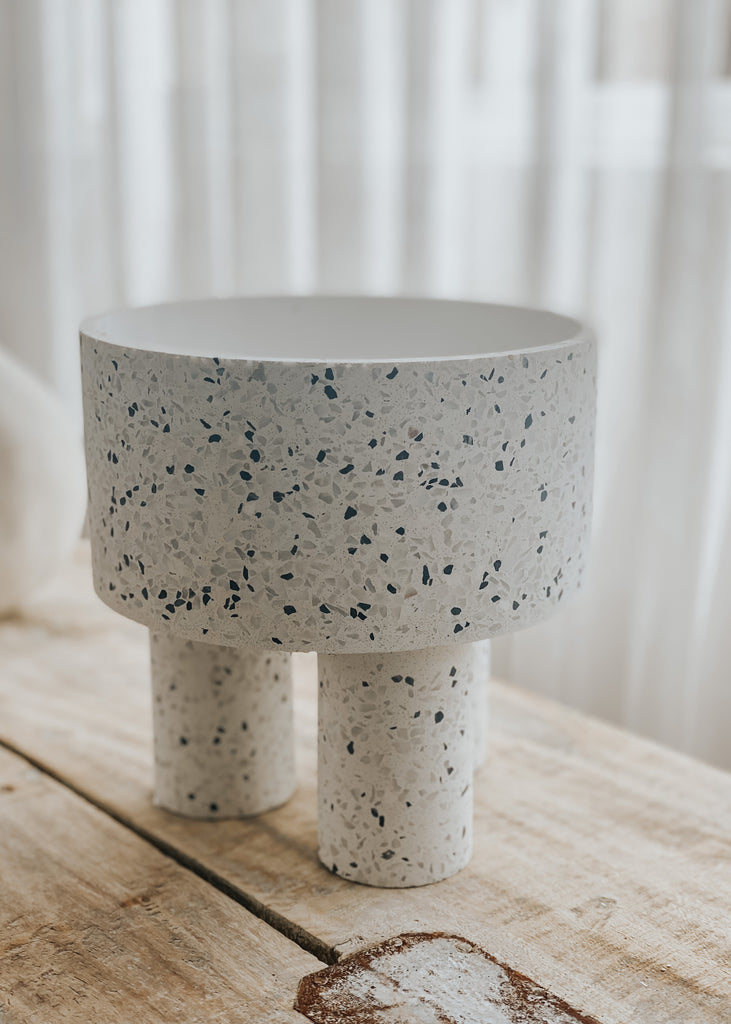Morgan Terrazzo Footed Pot - Product Image