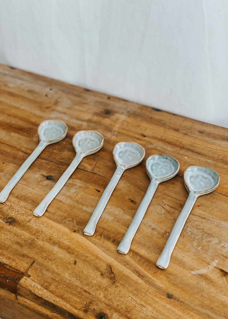 Indigo Ceramic Spoon - Product Image