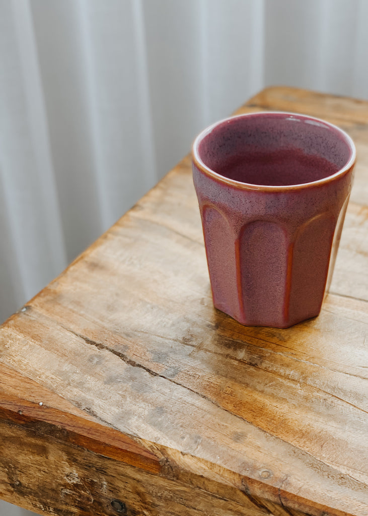 Ritual Ceramic Latte Cup - Rouge - Product Image
