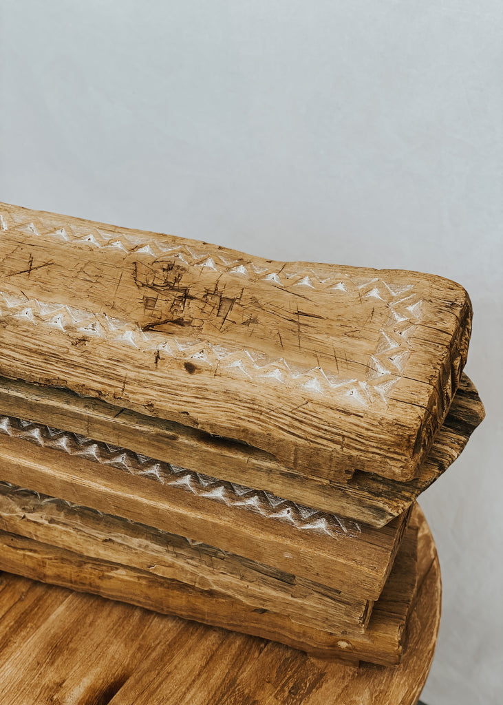 Rectangle Long Chakkla with Carvings - Product Image