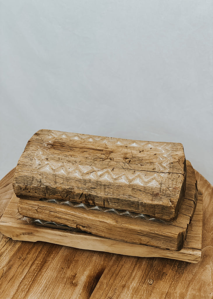 Rectangle Medium Chakkla with Carvings - Product Image
