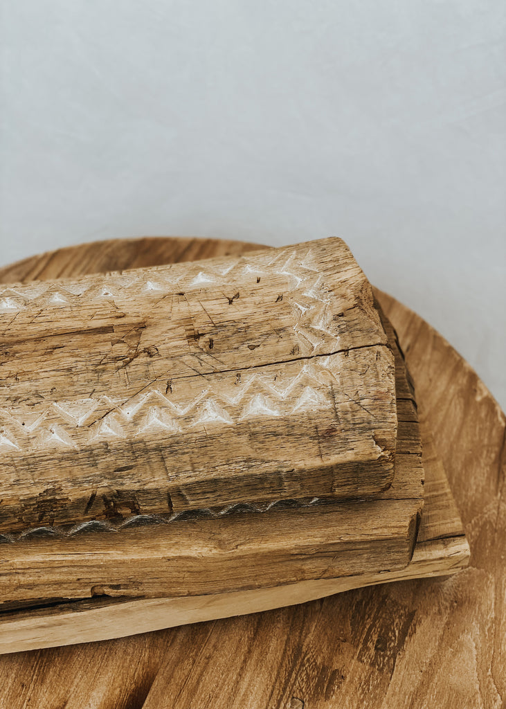 Rectangle Medium Chakkla with Carvings - Product Image
