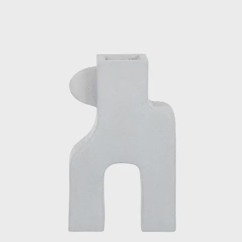 Antony Composite Vase - White - Product Image