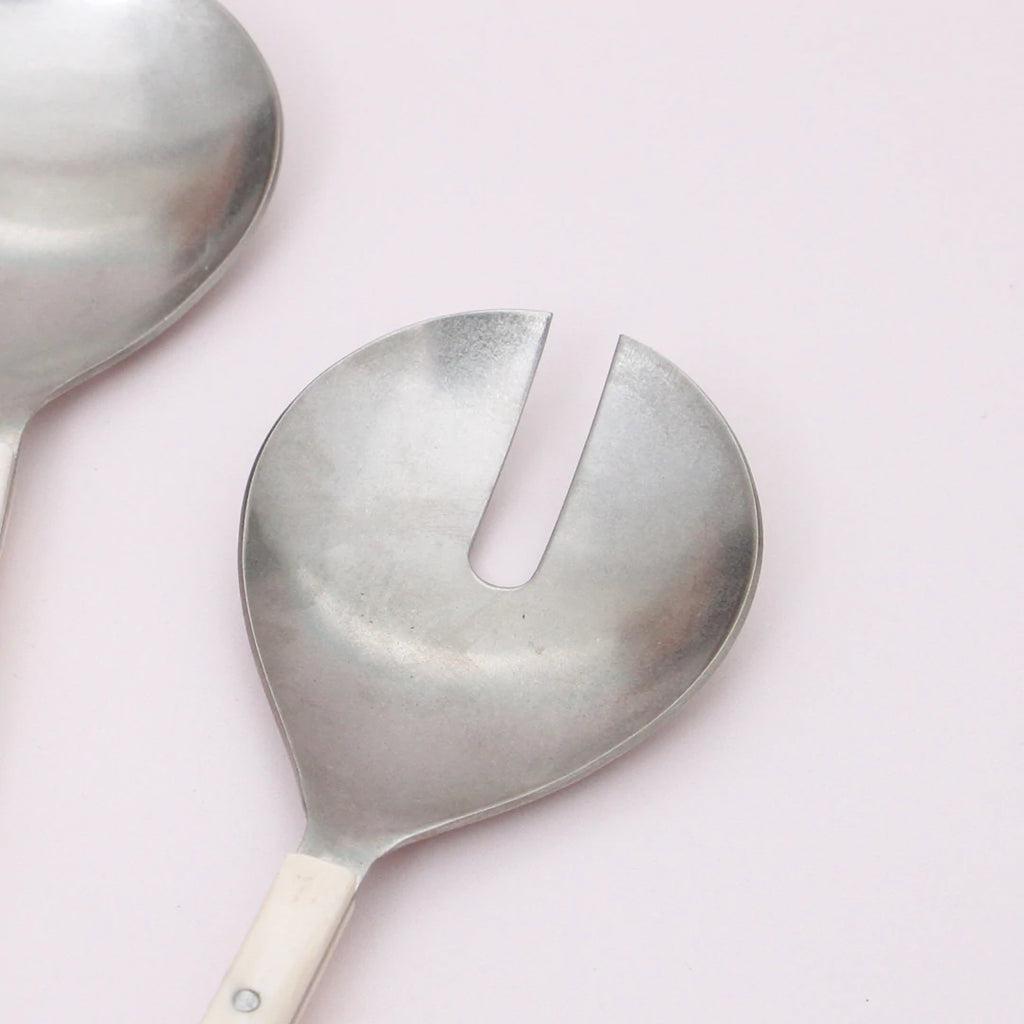Scout Salad Servers - Cream - Product Image