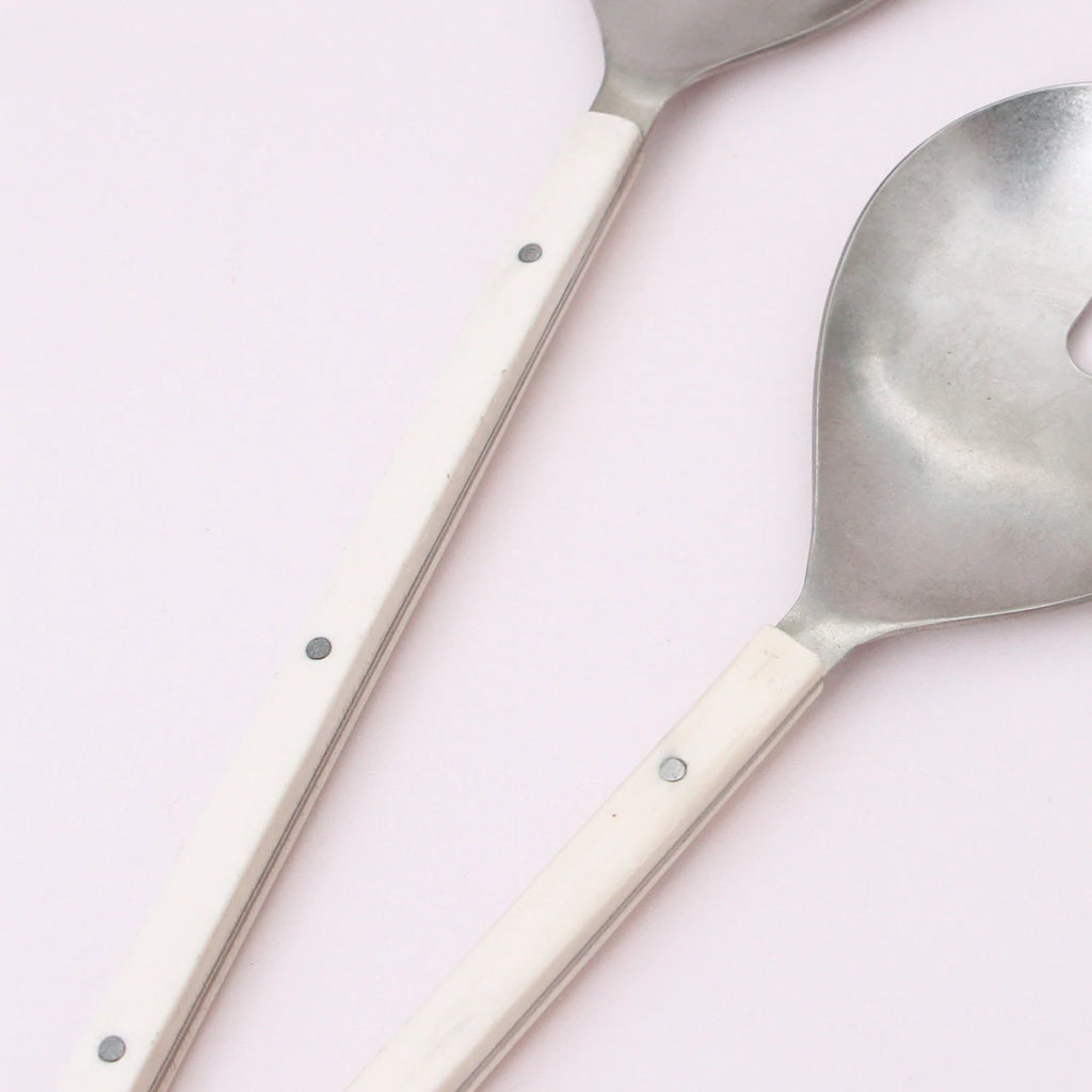 Scout Salad Servers - Cream - Product Image