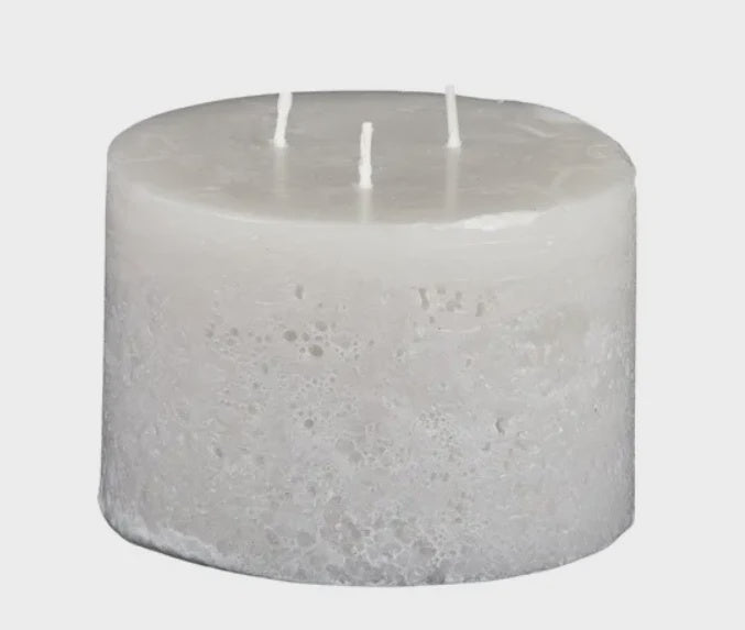 Terra Pillar Candle Natural - 12x7.5 - Product Image