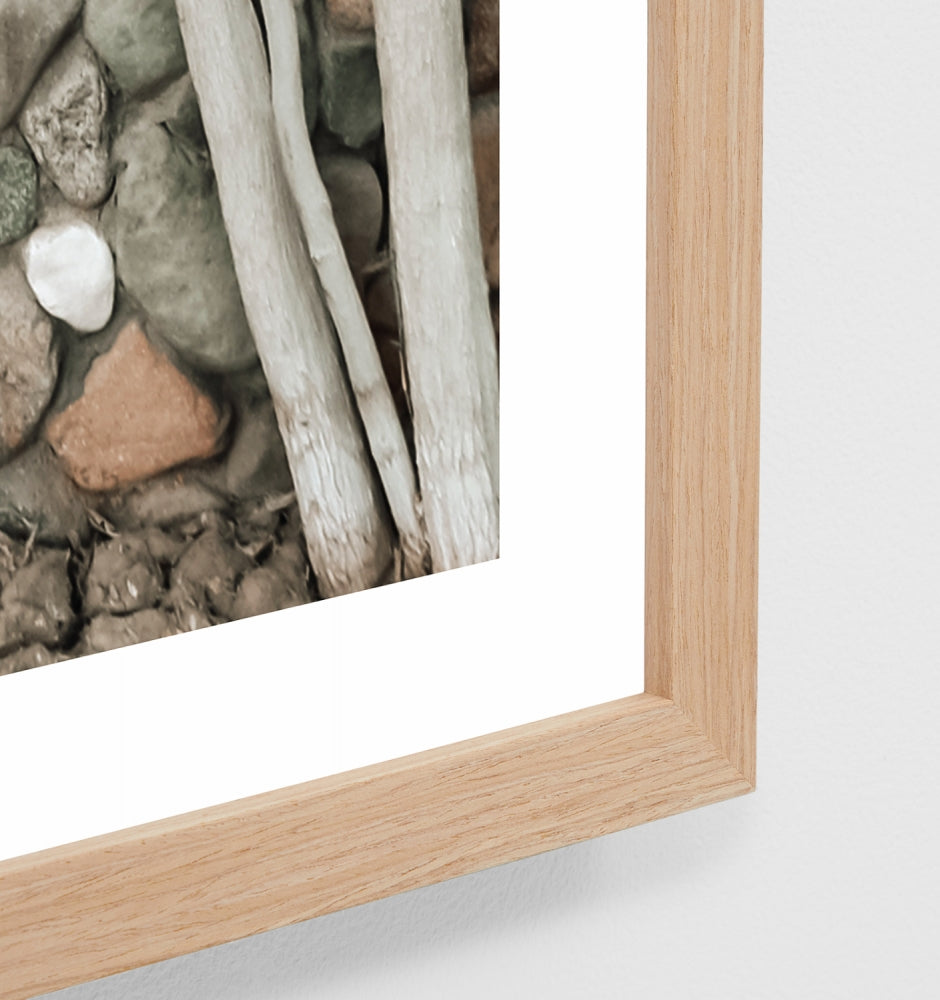 Blush Facade Framed Print - Product Image